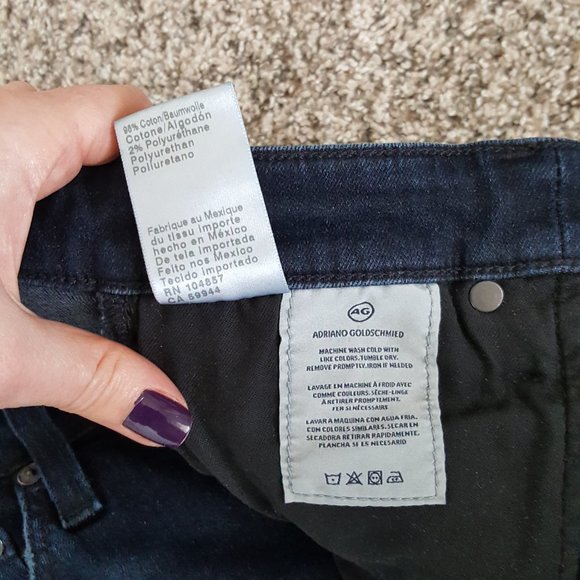 NEW AG Farrah High-Rise Skinny in 4 Years Encore Size 24 Inseam 30 - Picture 11 of 14